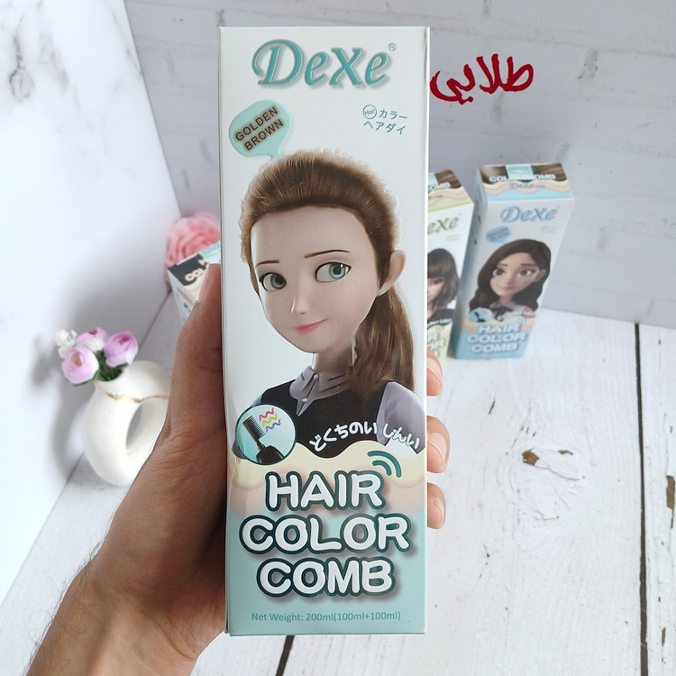 شامپو رنگ گیاهی دکسی طلایی