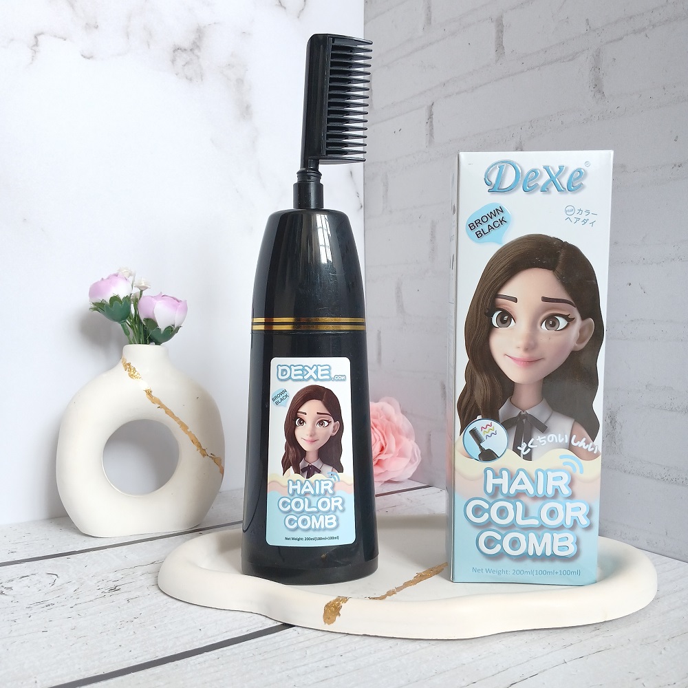 شامپو رنگ گیاهی دکسی dexe