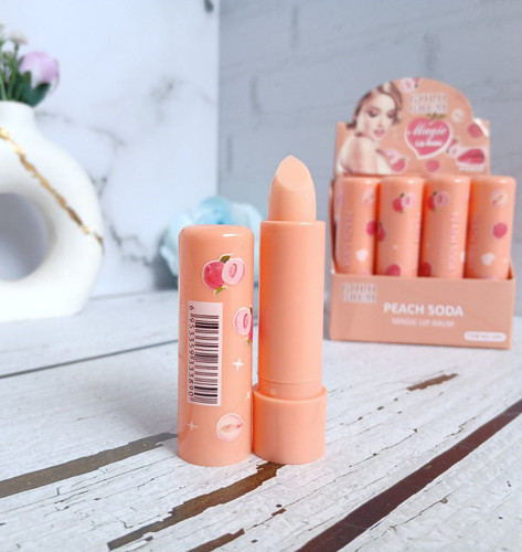 بالم لب حرارتی هلو (Magic Lip Balm) با رایحه میوهای و آبرسان قوی