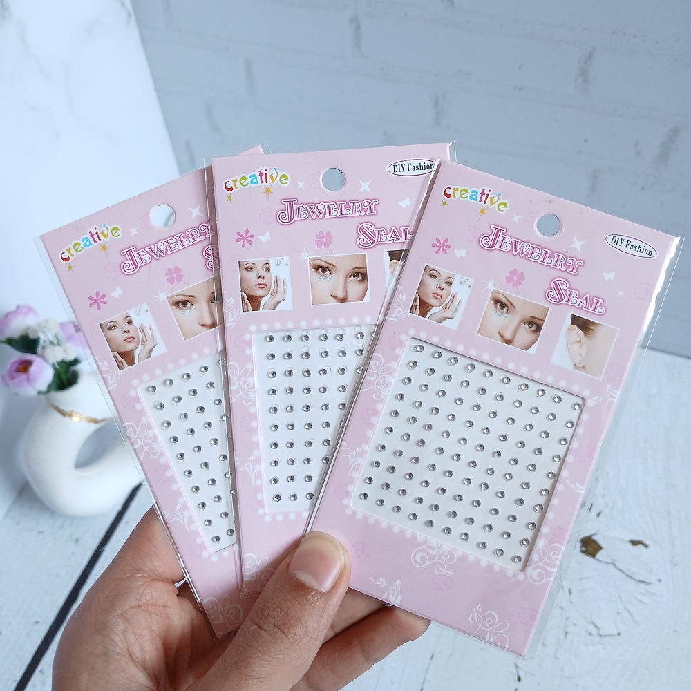 نگین چسبی صورت 100 عددی